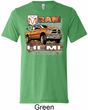 Mens Dodge Shirt Ram Hemi Trucks Tri Blend Crewneck Tee T-Shirt
