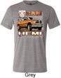 Mens Dodge Shirt Ram Hemi Trucks Tri Blend Crewneck Tee T-Shirt