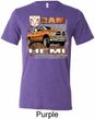 Mens Dodge Shirt Ram Hemi Trucks Tri Blend Crewneck Tee T-Shirt