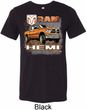 Mens Dodge Shirt Ram Hemi Trucks Tri Blend Crewneck Tee T-Shirt