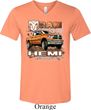 Mens Dodge Shirt Ram Hemi Trucks Tri Blend V-neck Tee T-Shirt