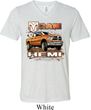 Mens Dodge Shirt Ram Hemi Trucks Tri Blend V-neck Tee T-Shirt