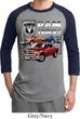 Mens Dodge Shirt Ram Trucks Raglan Tee T-Shirt