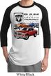 Mens Dodge Shirt Ram Trucks Raglan Tee T-Shirt