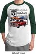 Mens Dodge Shirt Ram Trucks Raglan Tee T-Shirt