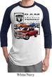 Mens Dodge Shirt Ram Trucks Raglan Tee T-Shirt