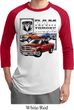 Mens Dodge Shirt Ram Trucks Raglan Tee T-Shirt