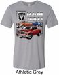 Mens Dodge Shirt Ram Trucks Tri Blend Crewneck Tee T-Shirt
