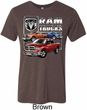Mens Dodge Shirt Ram Trucks Tri Blend Crewneck Tee T-Shirt
