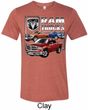 Mens Dodge Shirt Ram Trucks Tri Blend Crewneck Tee T-Shirt