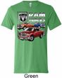 Mens Dodge Shirt Ram Trucks Tri Blend Crewneck Tee T-Shirt