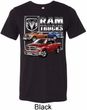 Mens Dodge Shirt Ram Trucks Tri Blend Crewneck Tee T-Shirt
