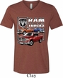 Mens Dodge Shirt Ram Trucks Tri Blend V-neck Tee T-Shirt