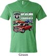 Mens Dodge Shirt Ram Trucks Tri Blend V-neck Tee T-Shirt