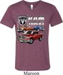 Mens Dodge Shirt Ram Trucks Tri Blend V-neck Tee T-Shirt