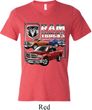 Mens Dodge Shirt Ram Trucks Tri Blend V-neck Tee T-Shirt