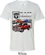 Mens Dodge Shirt Ram Trucks Tri Blend V-neck Tee T-Shirt