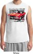 Mens Dodge Shirt Red Challenger White Muscle Tee T-Shirt