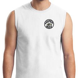 Mens Dodge Super Bee Circle Logo Pocket Print Muscle Shirt Mens Dodge Super Bee Circle Logo Pocket Print Muscle Shirt