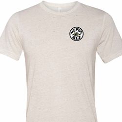 Mens Dodge Super Bee Circle Logo Pocket Print Tri Blend Crewneck Shirt Mens Dodge Super Bee Circle Logo Pocket Print Tri Blend Crewneck Shirt