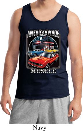 Mens Dodge Tanktop Chrysler American Made Tank Top
