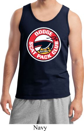 Mens Dodge Tanktop Dodge Scat Pack Club Tank Top