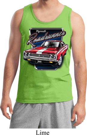 Mens Dodge Tanktop Plymouth Roadrunner Tank Top