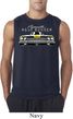 Mens Dodge Yellow Plymouth Roadrunner Sleeveless Shirt