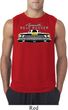 Mens Dodge Yellow Plymouth Roadrunner Sleeveless Shirt