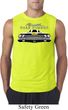 Mens Dodge Yellow Plymouth Roadrunner Sleeveless Shirt
