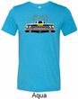 Mens Dodge Yellow Plymouth Roadrunner Tri Blend Crewneck Shirt