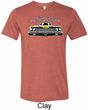 Mens Dodge Yellow Plymouth Roadrunner Tri Blend Crewneck Shirt