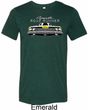 Mens Dodge Yellow Plymouth Roadrunner Tri Blend Crewneck Shirt