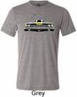 Mens Dodge Yellow Plymouth Roadrunner Tri Blend Crewneck Shirt