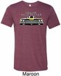 Mens Dodge Yellow Plymouth Roadrunner Tri Blend Crewneck Shirt