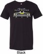 Mens Dodge Yellow Plymouth Roadrunner Tri Blend Crewneck Shirt
