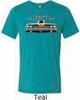 Mens Dodge Yellow Plymouth Roadrunner Tri Blend Crewneck Shirt