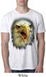 Mens Eagle Shirt Big Eagle Face Burnout T-Shirt