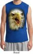 Mens Eagle Shirt Big Eagle Face Muscle Tee T-Shirt