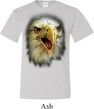 Mens Eagle Shirt Big Eagle Face Tall Tee T-Shirt