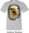 Mens Eagle Shirt Big Eagle Face Tall Tee T-Shirt