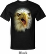 Mens Eagle Shirt Big Eagle Face Tall Tee T-Shirt