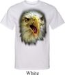 Mens Eagle Shirt Big Eagle Face Tall Tee T-Shirt