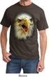 Mens Eagle Shirt Big Eagle Face Tee T-Shirt