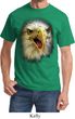 Mens Eagle Shirt Big Eagle Face Tee T-Shirt