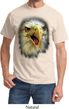 Mens Eagle Shirt Big Eagle Face Tee T-Shirt