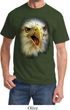 Mens Eagle Shirt Big Eagle Face Tee T-Shirt