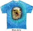Mens Eagle Shirt Big Eagle Face Tie Dye T-shirt
