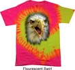 Mens Eagle Shirt Big Eagle Face Tie Dye T-shirt