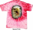 Mens Eagle Shirt Big Eagle Face Tie Dye T-shirt